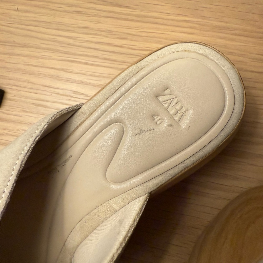 Zara Split Suede Platform Sandals - image 5